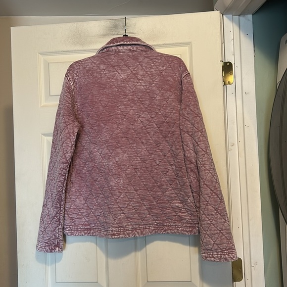 Jane and Delancey Quilted Jacket Size Medium Pink - Picture 6 of 7
